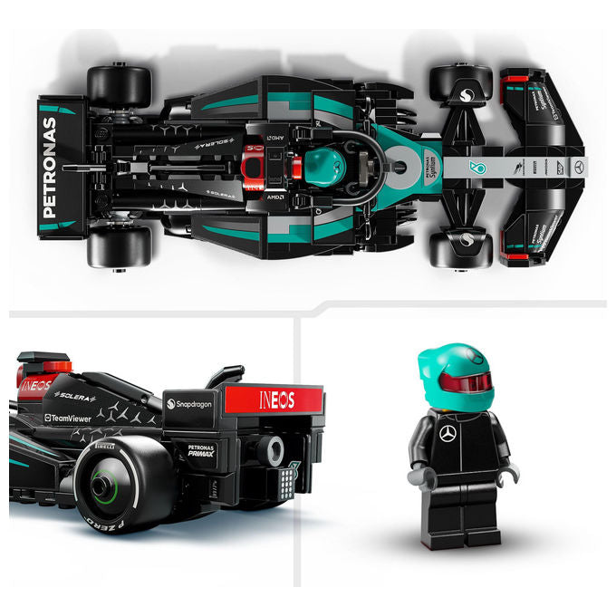 Lego 77244 Speed Champions Set di Costruzioni Auto da Corsa Mercedes-AMG PETRONAS F1 W15 267 Pezzi 1 Minifigure 10+
