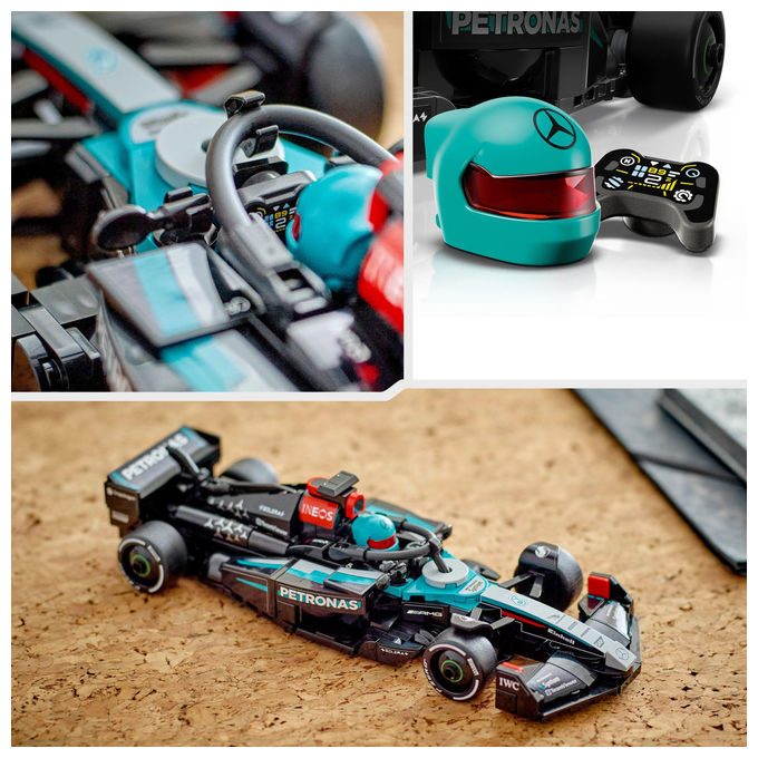 Lego 77244 Speed Champions Set di Costruzioni Auto da Corsa Mercedes-AMG PETRONAS F1 W15 267 Pezzi 1 Minifigure 10+