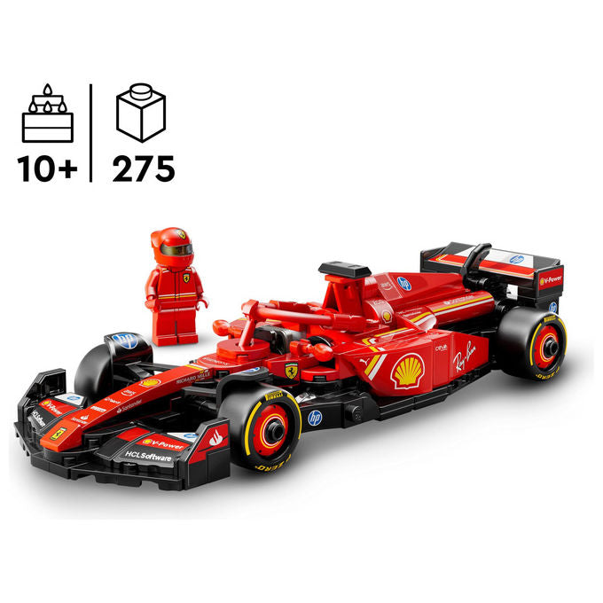 Lego 77242 Speed Champions Auto da Corsa F1 Ferrari SF-24 Modellino con Minifigure Pilota 275 Pezzi 10+ Anni