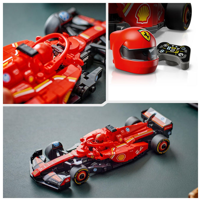 Lego 77242 Speed Champions Auto da Corsa F1 Ferrari SF-24 Modellino con Minifigure Pilota 275 Pezzi 10+ Anni