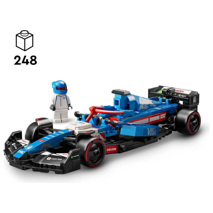 Lego 77246 Speed Champions Auto da Corsa F1 Visa Cash App RB VCARB 01 248 pezzi con Minifigure Pilota