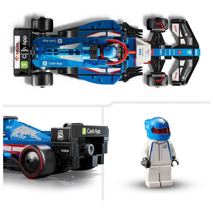 Lego 77246 Speed Champions Auto da Corsa F1 Visa Cash App RB VCARB 01 248 pezzi con Minifigure Pilota