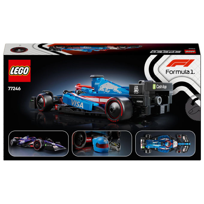 Lego 77246 Speed Champions Auto da Corsa F1 Visa Cash App RB VCARB 01 248 pezzi con Minifigure Pilota