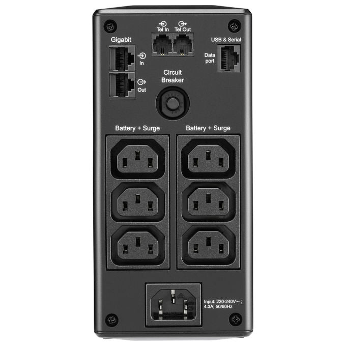 APC BR900MI Gruppo di Continuita' UPS 900VA 540W 6 Prese Linea Interattiva