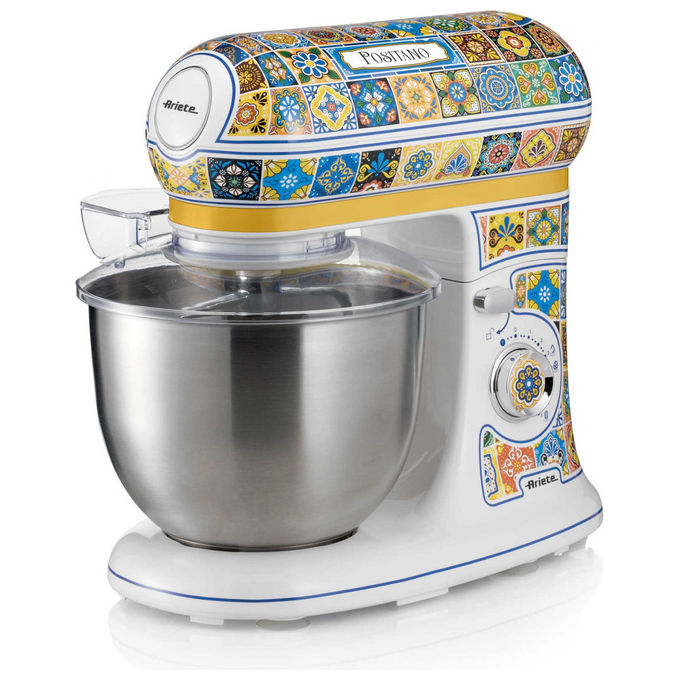 Ariete Impastatrice Positano 1588 Multicolore 7 Velocita' 1200W Ciotola 5,5L Acciaio