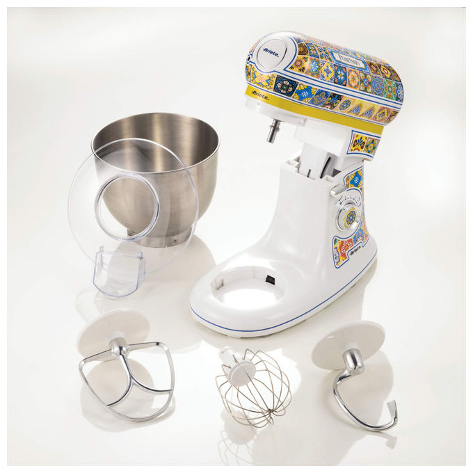 Ariete Impastatrice Positano 1588 Multicolore 7 Velocita' 1200W Ciotola 5,5L Acciaio