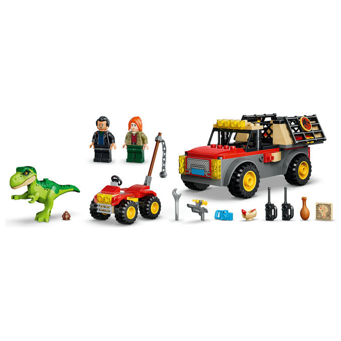 Lego 77978 Camion da Trasporto per il Giovane T. Rex Set da Costruzione con Dinosauro ATV e 2 Minifigure 115 Pezzi colore Multicolore