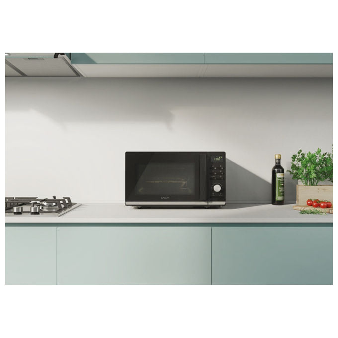 Candy Microonde con grill, 20L, 700W, nero, superficie piana, CMGA20TNDB