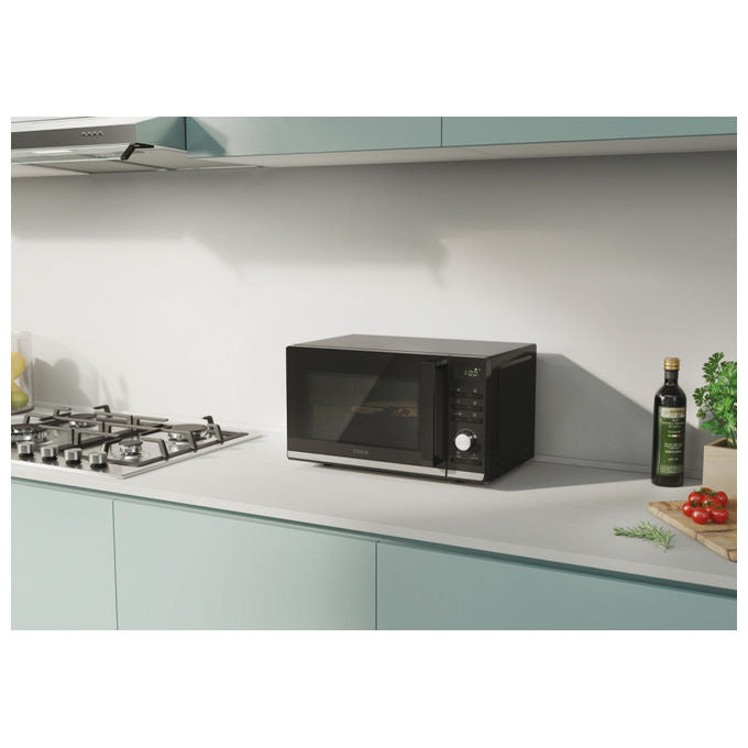 Candy Microonde con grill, 20L, 700W, nero, superficie piana, CMGA20TNDB