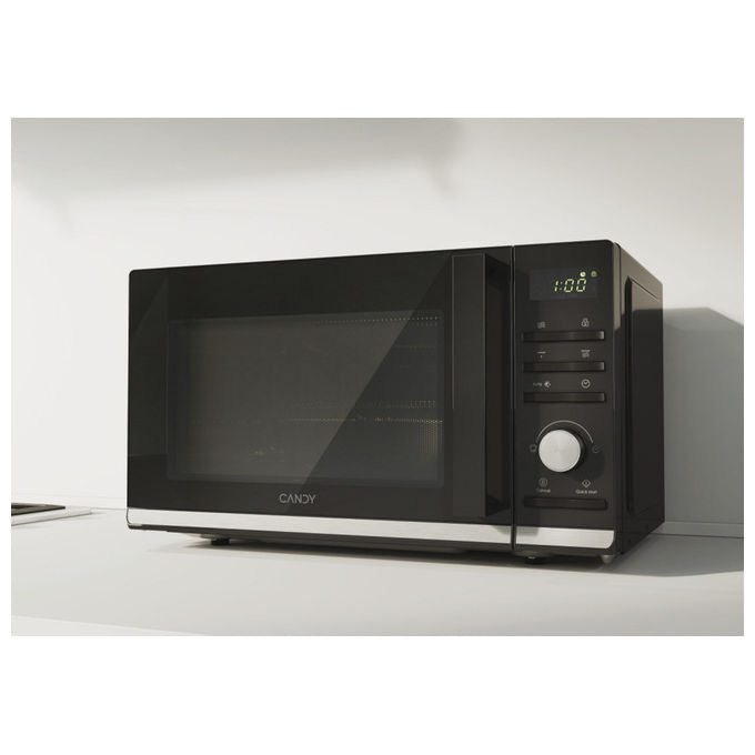 Candy Microonde con grill, 20L, 700W, nero, superficie piana, CMGA20TNDB