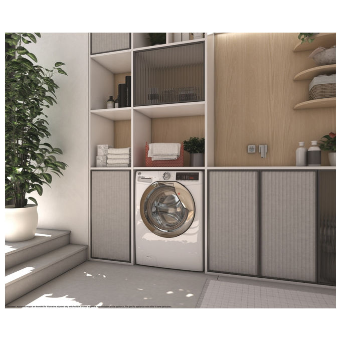 Hoover H3DS4642DAC3-11 H-WashandDry 300 Lite Lavasciuga Da Incasso 6-4 Kg 1400 rpm Classe E NFC (85x60x45 cm) colore Bianco