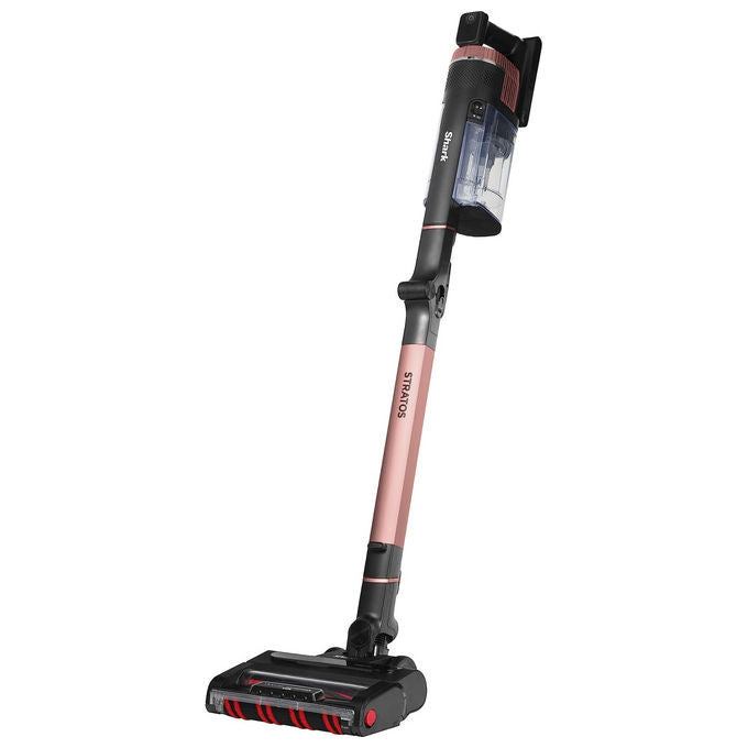 Shark Stratos IZ400EU, Aspirapolvere Senza Fili 2 in 1, Rosa-Nero, Autonomia 60 min