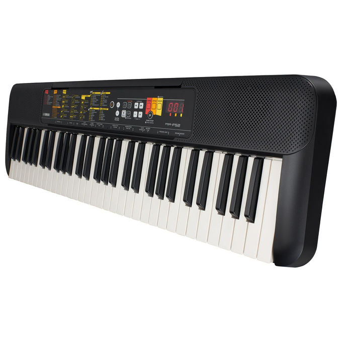 Yamaha PSR-F52 Tastiera Digitale 61 Tasti, 136 Voci, 32 Note Polifonia, Nero