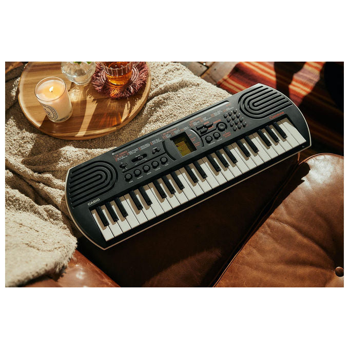 Casio Tastiera SA-81, 44 Mini Tasti, Nero, per Bambini e Principianti, Portatile