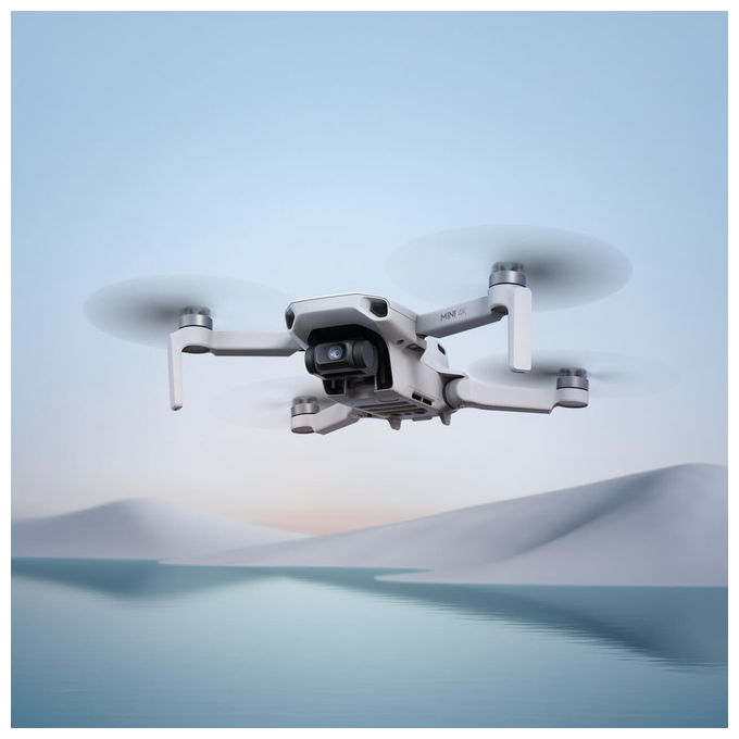 DJI Mini 4K Drone Quadrirotore, 4K Video 12MP, GPS Pieghevole, Grigio, 31min Volo