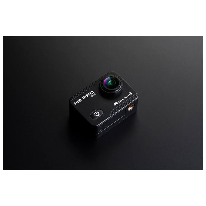 Midland H9 Pro Action Camera 4K Ultra HD, Impermeabile 30m, WiFi, Nero