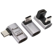 Equip Adattatore USB4 C a C 40Gbps PD 240W Alluminio Nero-Grigio Set 3pz cavo dati