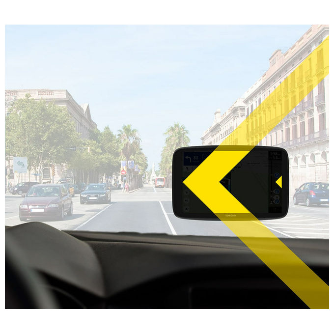 TomTom GO Navigatore GPS Auto 7'' Touch Nero 32GB Mappe Europa Wi-Fi Bluetooth