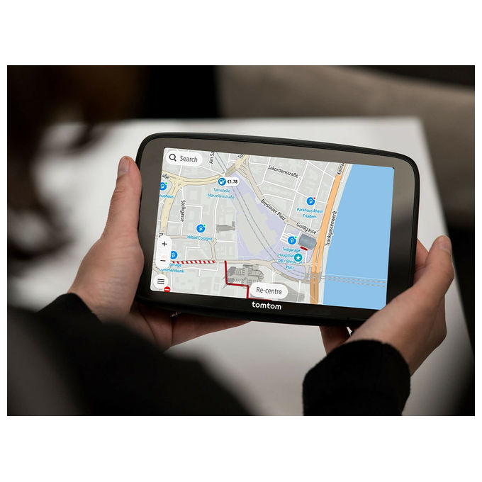 TomTom GO Navigatore GPS Auto 7'' Touch Nero 32GB Mappe Europa Wi-Fi Bluetooth