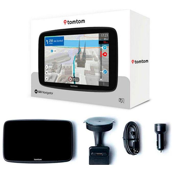 TomTom GO Navigatore GPS Auto 7'' Touch Nero 32GB Mappe Europa Wi-Fi Bluetooth