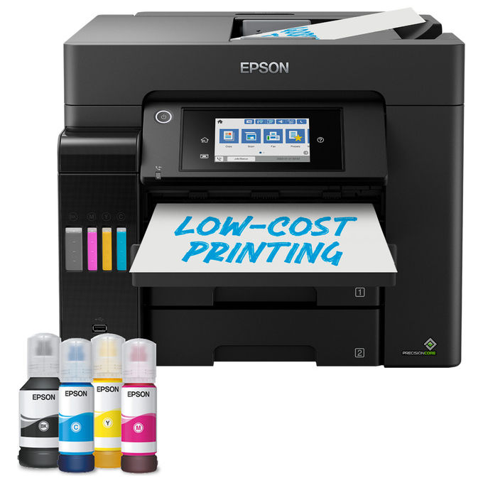 Epson EcoTank ET-5855 Stampante Multifunzione A4 Wi-Fi Fronte-Retro Colori Inkjet