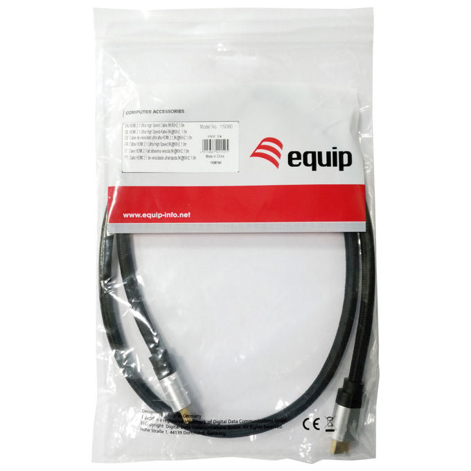 Equip Cavo HDMI 2.1 5m 8K60Hz 4K120Hz Alta Velocita' 48Gbps Modello 119383