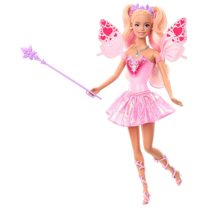 Barbie Fata JCP76 con Bacchetta Stellata e Ali Cambia Colore in Acqua
