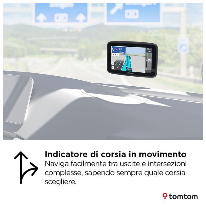 TomTom GO Professional 1YF500210 Navigatore GPS per Camion e Bus 5'' Mappe Europee