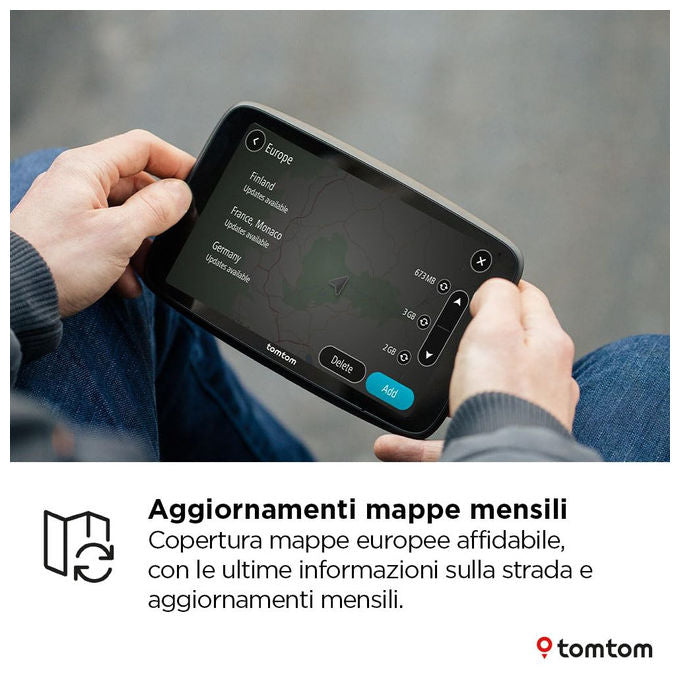 TomTom GO Professional 1YF500210 Navigatore GPS per Camion e Bus 5'' Mappe Europee