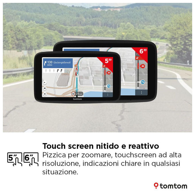 TomTom GO Professional 1YF500210 Navigatore GPS per Camion e Bus 5'' Mappe Europee