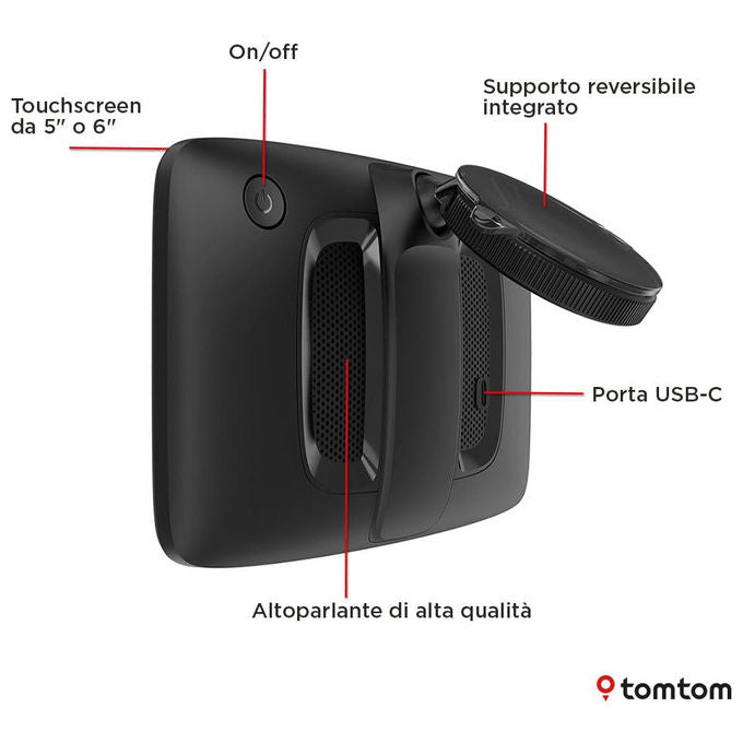TomTom GO Professional 1YF500210 Navigatore GPS per Camion e Bus 5'' Mappe Europee