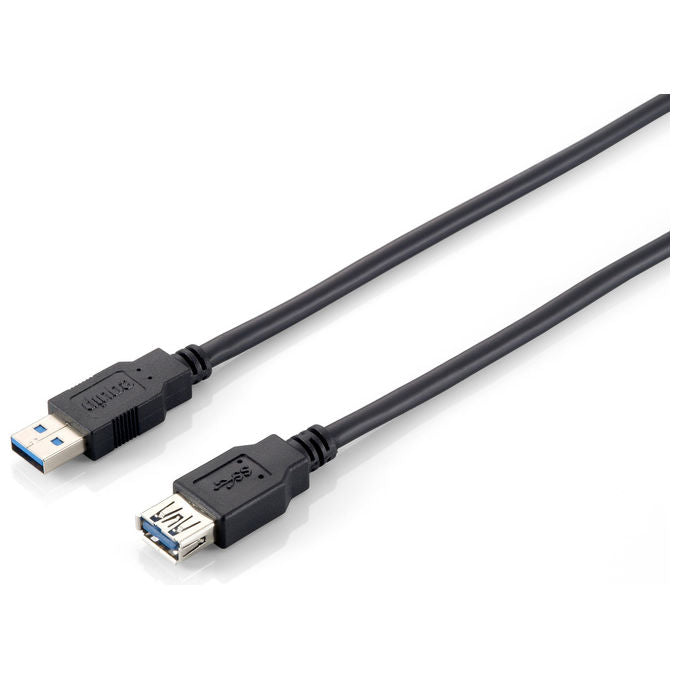 Equip Cavo Prolunga USB 3.2 Gen 1 3m Nero 5Gbps Maschio-Femmina Accessori PC