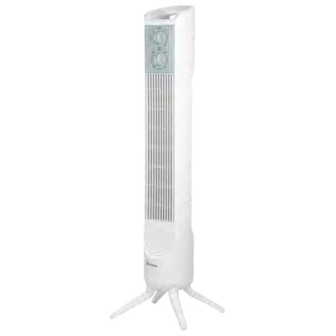 Ardes AR5T802 Ventilatore a Torretta Bianco da Pavimento Oscillante con Timer