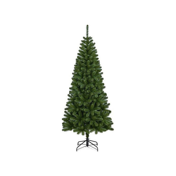 Amicasa, Albero di Natale Alpino Slim, 150 cm, Verde, per Interno