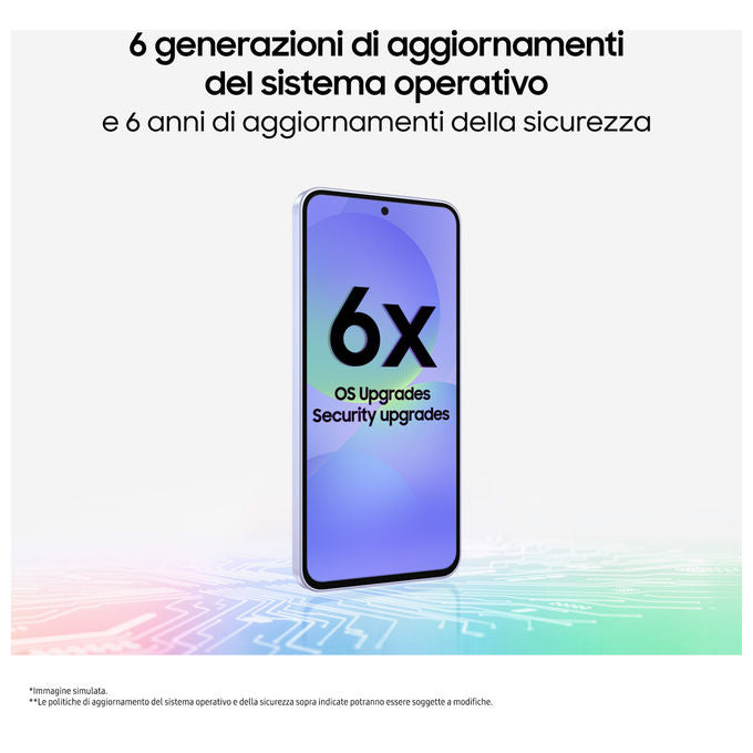 Samsung Galaxy A36 5G Smartphone 6.7'' 256GB Bianco (SM-A366BZAGEUE)