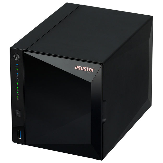 Asustor DRIVESTOR 4 Pro Gen2 AS3304T V2 NAS 4 bay 2.5GbE 2GB RAM per casa e ufficio