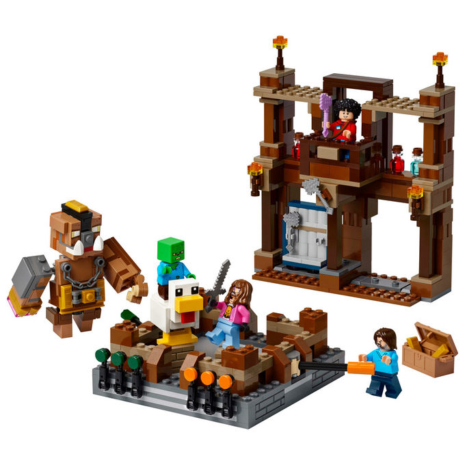 LEGO Minecraft 21272 Magione della Foresta Ring di Combattimento Set 491 Pezzi 10+