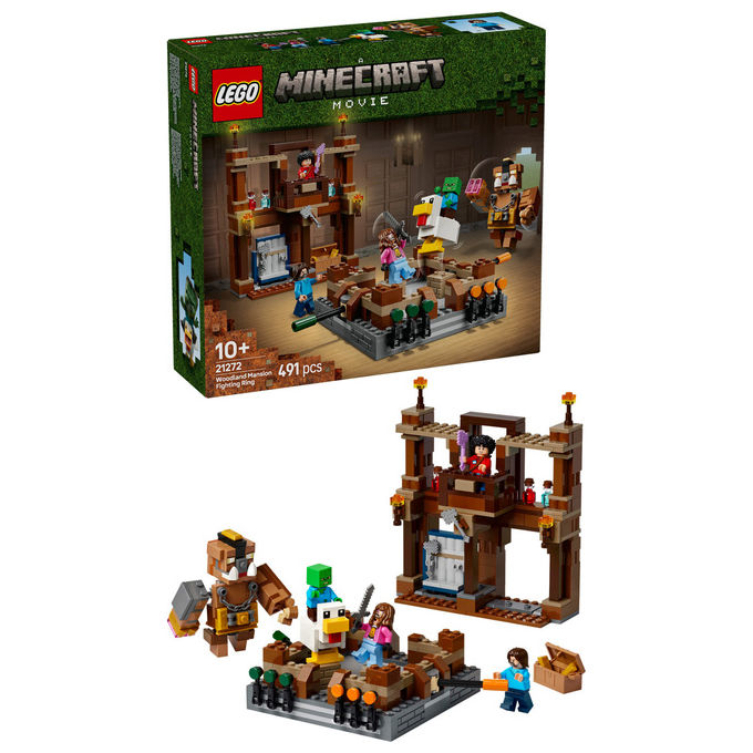 LEGO Minecraft 21272 Magione della Foresta Ring di Combattimento Set 491 Pezzi 10+