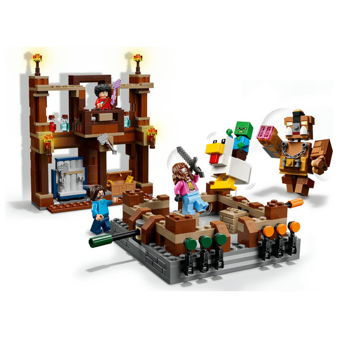 LEGO Minecraft 21272 Magione della Foresta Ring di Combattimento Set 491 Pezzi 10+