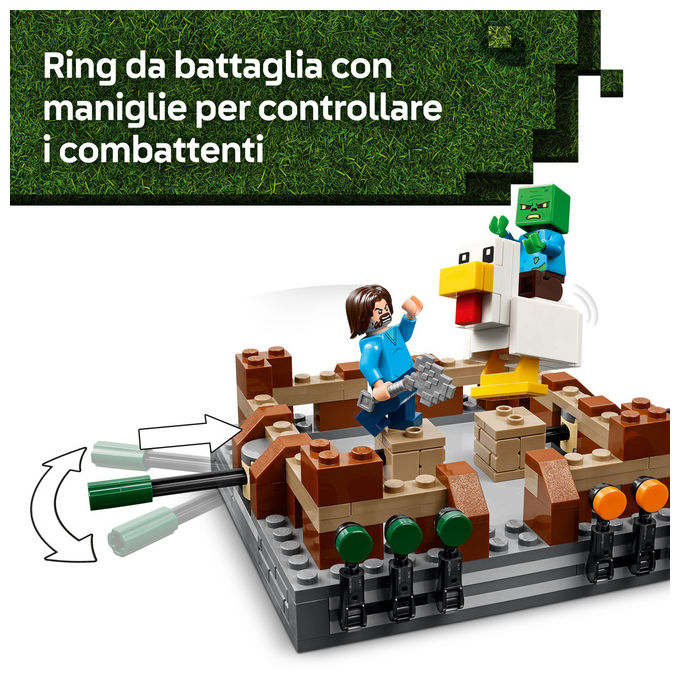 LEGO Minecraft 21272 Magione della Foresta Ring di Combattimento Set 491 Pezzi 10+