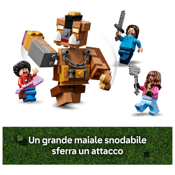 LEGO Minecraft 21272 Magione della Foresta Ring di Combattimento Set 491 Pezzi 10+
