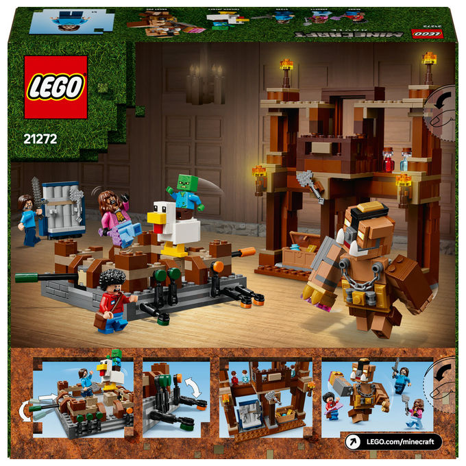 LEGO Minecraft 21272 Magione della Foresta Ring di Combattimento Set 491 Pezzi 10+