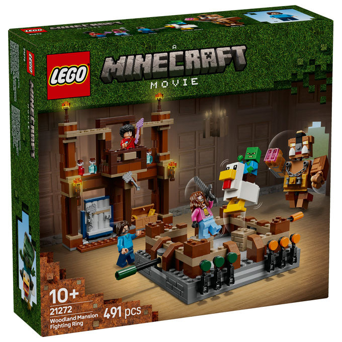 LEGO Minecraft 21272 Magione della Foresta Ring di Combattimento Set 491 Pezzi 10+