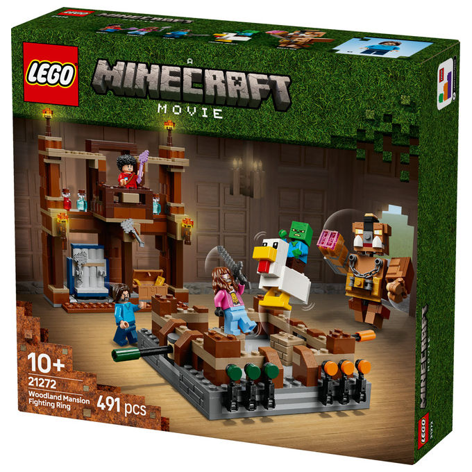 LEGO Minecraft 21272 Magione della Foresta Ring di Combattimento Set 491 Pezzi 10+