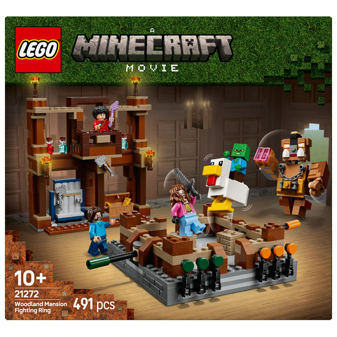 LEGO Minecraft 21272 Magione della Foresta Ring di Combattimento Set 491 Pezzi 10+