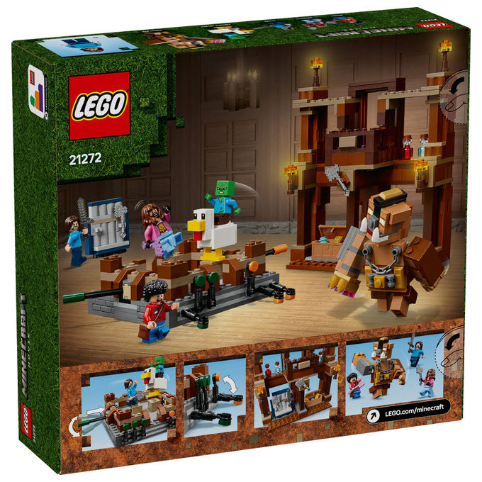 LEGO Minecraft 21272 Magione della Foresta Ring di Combattimento Set 491 Pezzi 10+