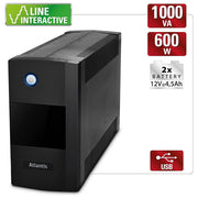 Atlantis-Land OnePower S1000P UPS 1000VA-600W Line-Interactive Gruppo di Continuita'