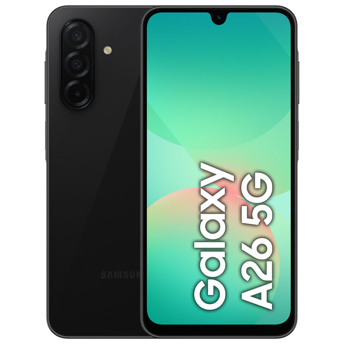 Samsung Galaxy A26 5G Smartphone 6.7'' 128GB Nero - Tripla Fotocamera 50MP