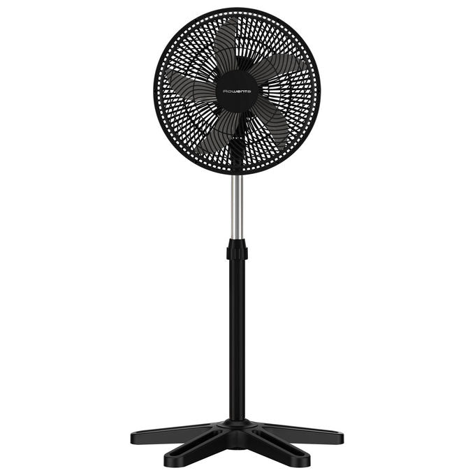 Rowenta Turbo Essential VU3110F0 Ventilatore a Pavimento Nero 40 cm 3 Velocita'