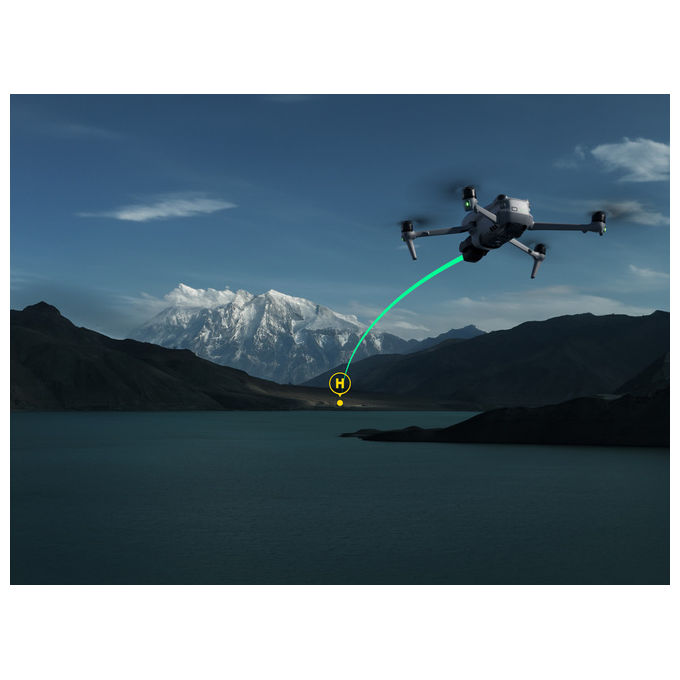 DJI Air 3s Drone Quadricottero Grigio 50MP 4K GPS 41min Volo RC-N3